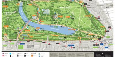 Karte von hyde park London