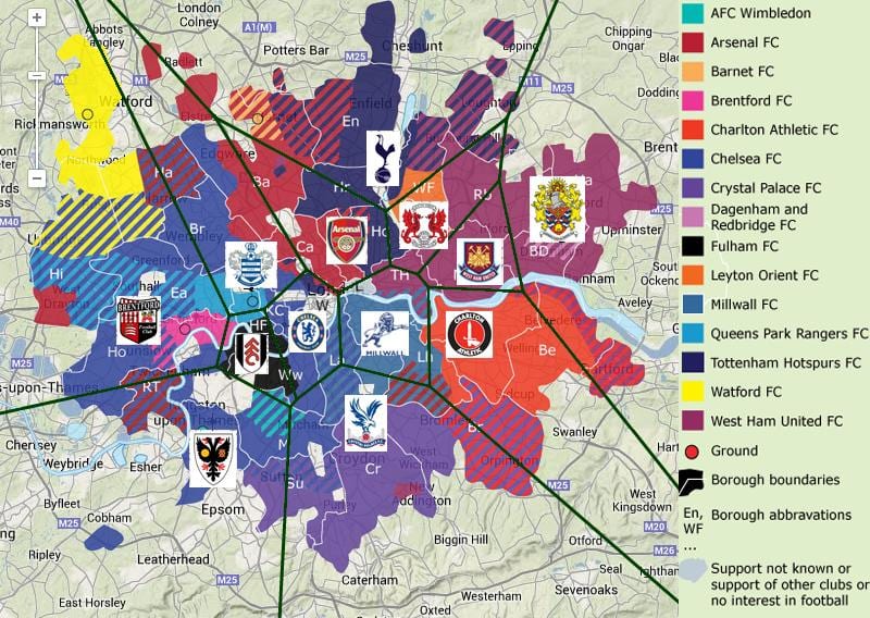 London-Fußball-teams anzeigen