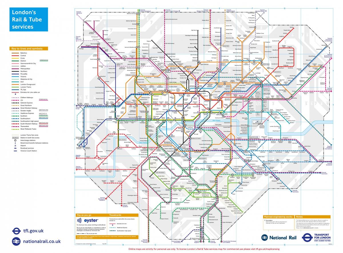 Bahn map London