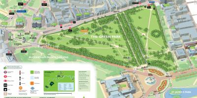 Karte von Green park London