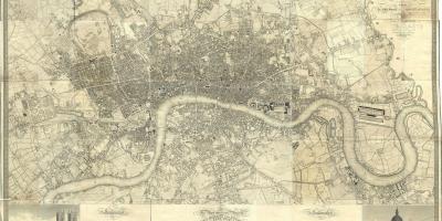 Karte des viktorianischen London