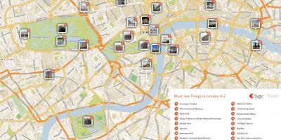 Karte der Londoner Museen