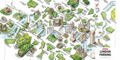 Karte der Londoner parks