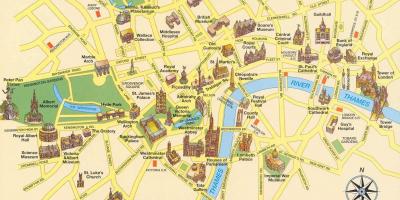 Sightseeing London Karte